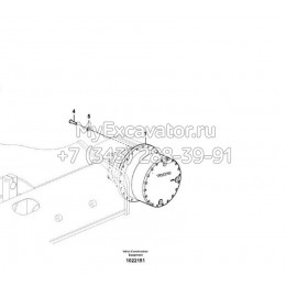 Редуктор хода (бортовой) с мотором Volvo VOE14632579, 14632579 Редуктор хода (бортовой) с мотором Volvo VOE14632579, 14632579