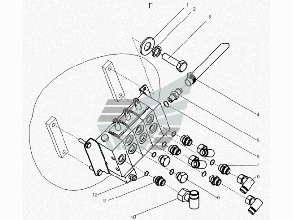 Гидрооборудование погрузчика (В138.43.00.000-02)