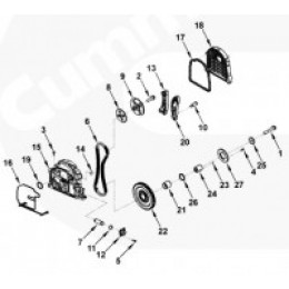 Cummins SCREW,HEX FLANGE HEAD C 3093940