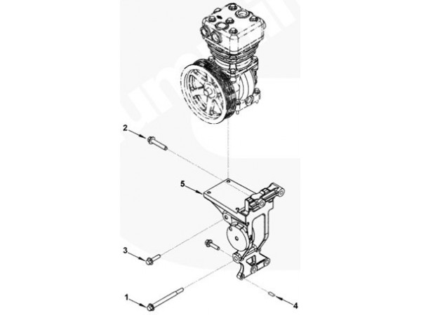 Cummins SCREW,HEX FLANGE HEAD CAP 3094032 для Cummins