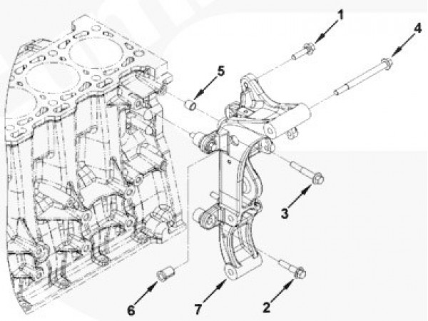 Cummins SCREW,HEX FLANGE HEAD CAP 3102651 для Cummins