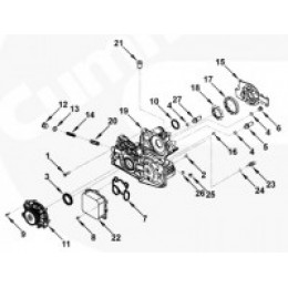 Cummins SCREW,HEX FLANGE HEAD CAP 3900627