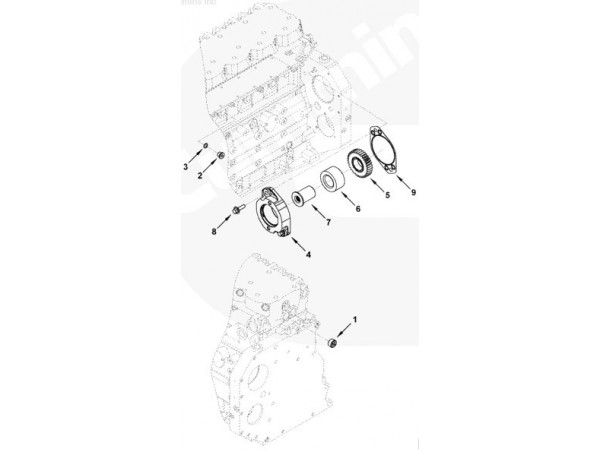 Cummins SCREW,HEX FLANGE HEAD C 3900637 для Cummins