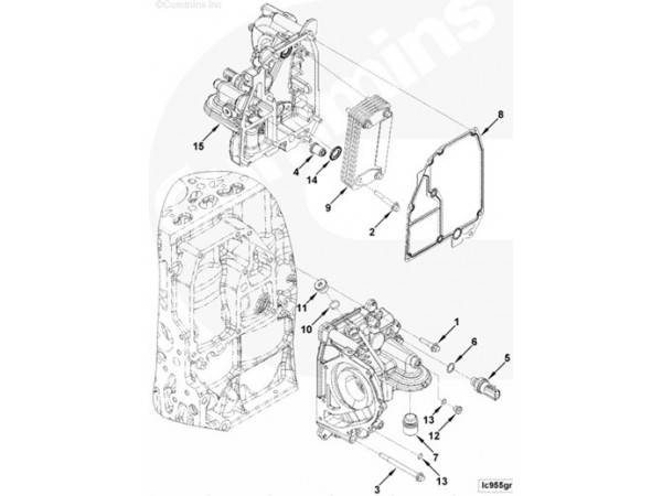 Cummins SCREW,HEX FLGE HEAD CAP 3913034 для Cummins