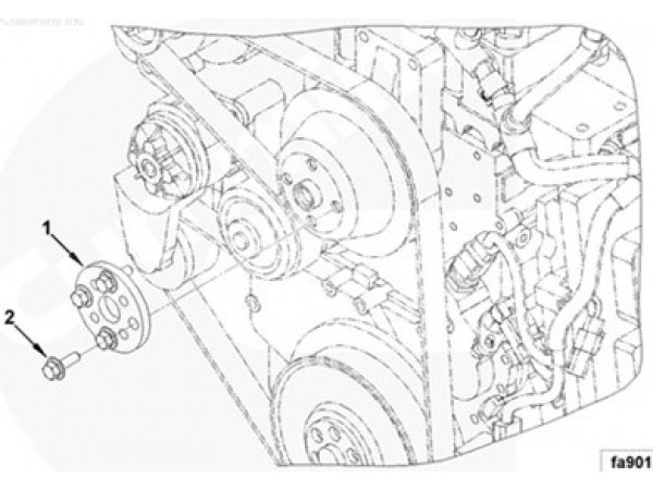 Cummins PLATE,CLAMPING 3915490 для Cummins