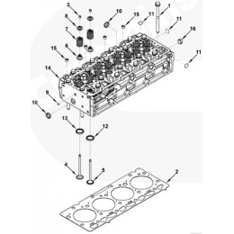 Cummins INSERT,VALVE 3939721