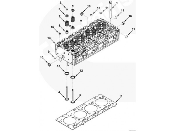 Cummins INSERT,VALVE 3939721 для Cummins