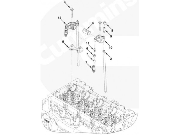 Cummins SCREW,RKR LEVER ADJUSTING 3959128 для Cummins