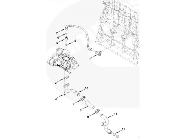 Cummins HOSE,PLAIN 5263842 для Cummins