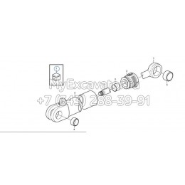 Ремкомплект г/ц рукояти Volvo VOE15173429, 15173429