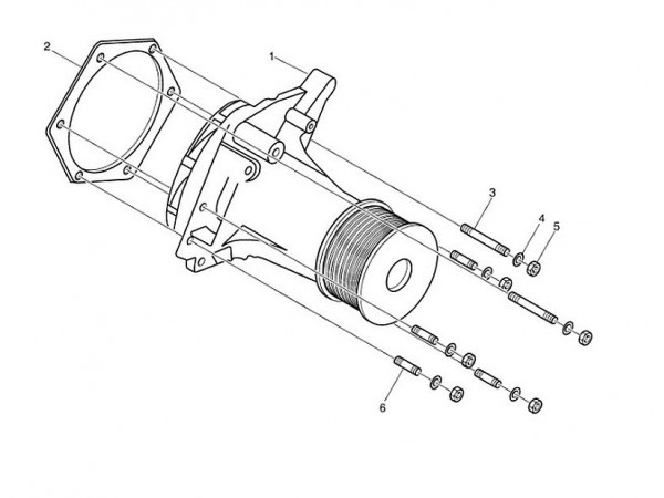 Помпа водяная Doosan 400921-00006 для Doosan