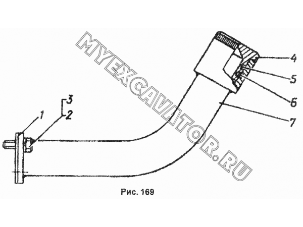 Заливная горловина ЧТЗ Т-170М1.01