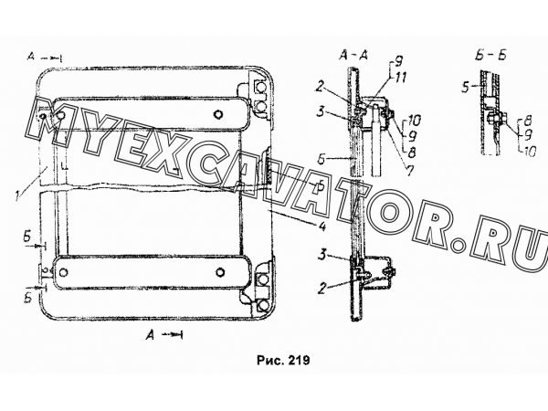 Форточка ЧТЗ Т-170М1.01