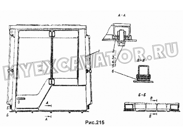 Установка кабины ЧТЗ Т-170М1.01