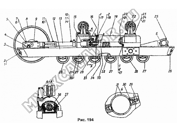 Тележки гусениц ЧТЗ Т-170М1.01