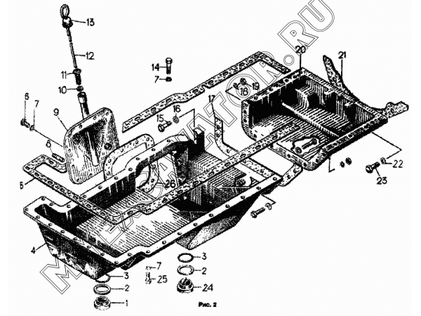 Картер дизеля ЧТЗ Т-170М.01