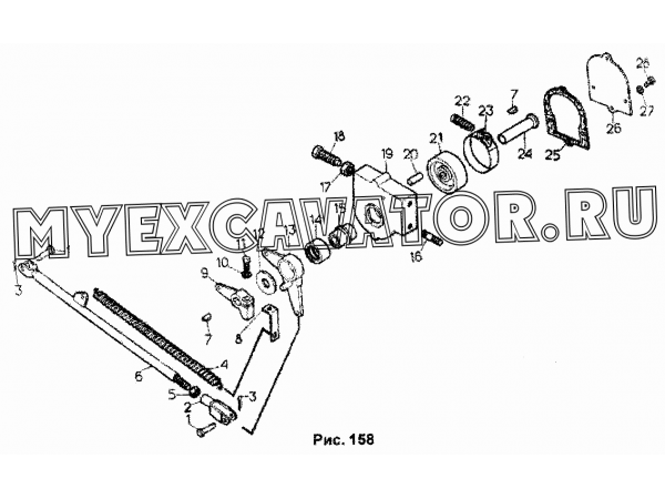 Акселератор ЧТЗ Т-170М.01