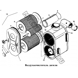 Воздухоочиститель дизеля