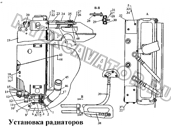 Установка радиаторов ЧТЗ Т-170