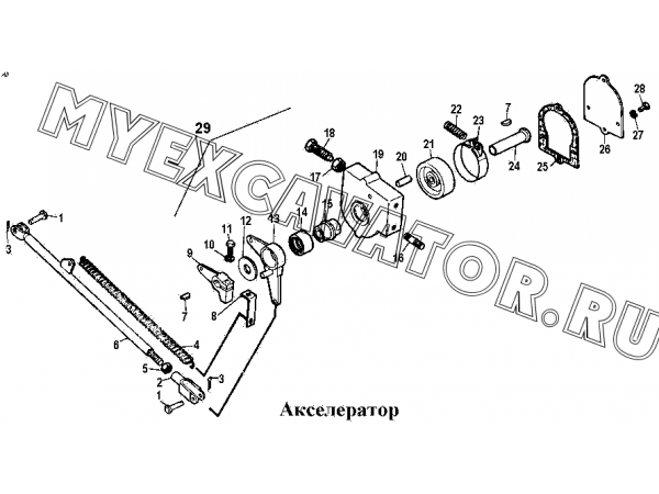 Акселератор ЧТЗ Т-170