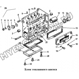 Блок топливного насоса