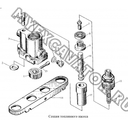 Секция топливного насоса