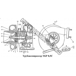 Турбокомпрессор ТКР 8,5С