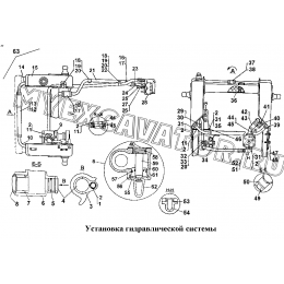 Установка гидравлической системы