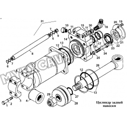 Цилиндр задней навески