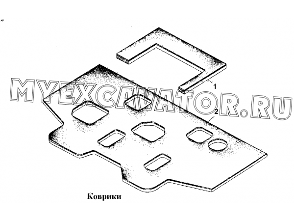 Коврики ЧТЗ Т-170