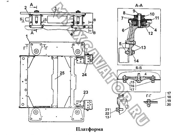 Платформа ЧТЗ Т-170