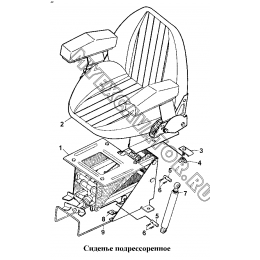 Сиденье подрессоренное