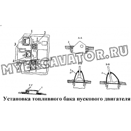 Установка уплотнений рычагов управлений трактором