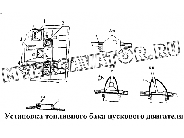 Установка уплотнений рычагов управлений трактором ЧТЗ Т-170