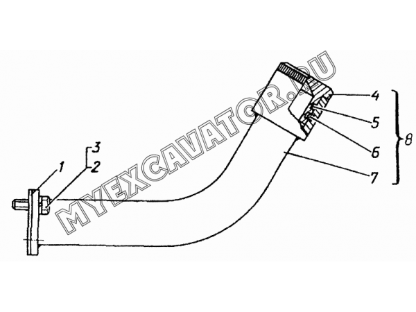 Горловина заливная ЧТЗ Т-10