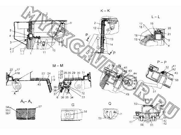 Кабина (для трактора с гидромеханической трансмиссией) ЧТЗ Т-10