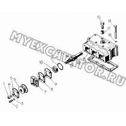 Гидрораспределитель. Крышка верхняя