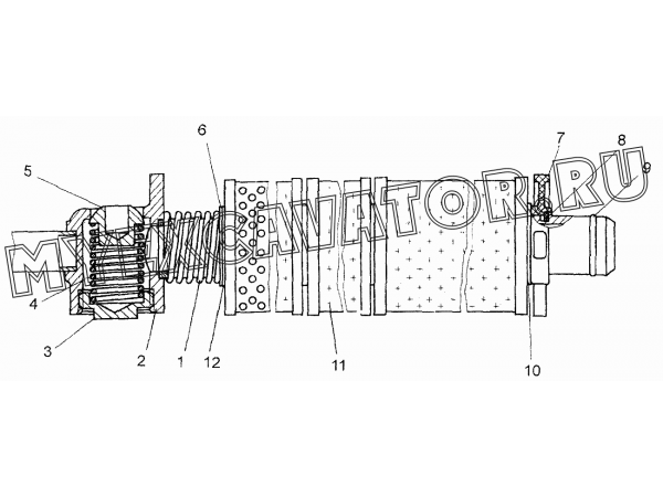 Фильтр гидросистемы ЧТЗ Т-10