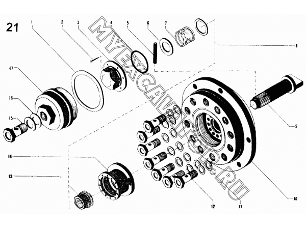 Воздухораспределитель ЧТЗ ДЭТ-250М2