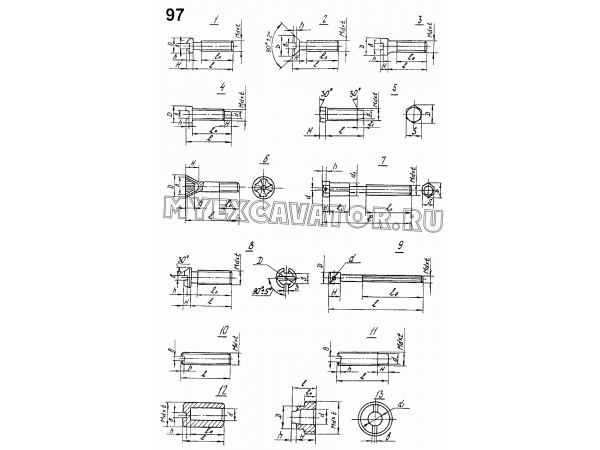 Нормали ЧТЗ ДЭТ-250М2