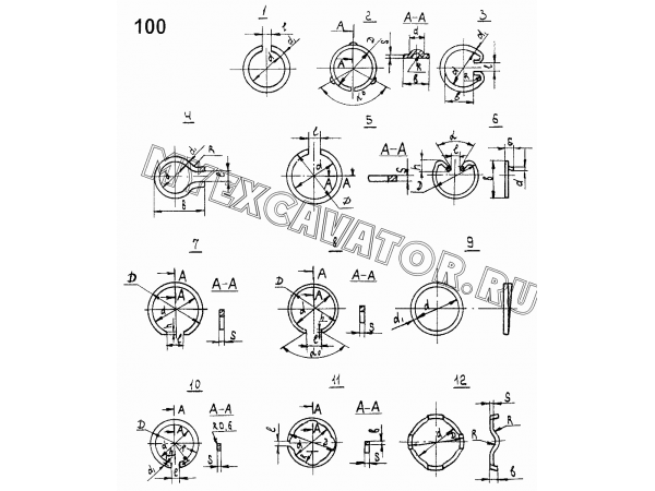 Нормали ЧТЗ ДЭТ-250М2