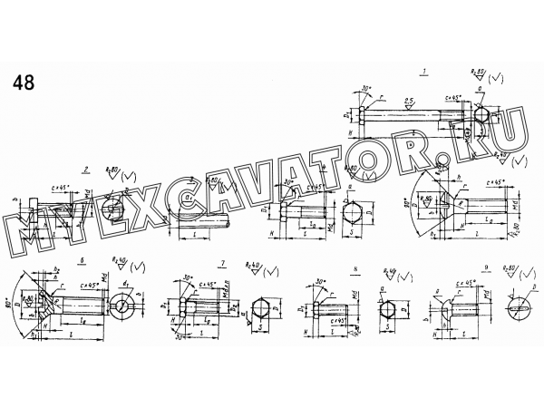 Нормали ЧТЗ ДЭТ-250М2