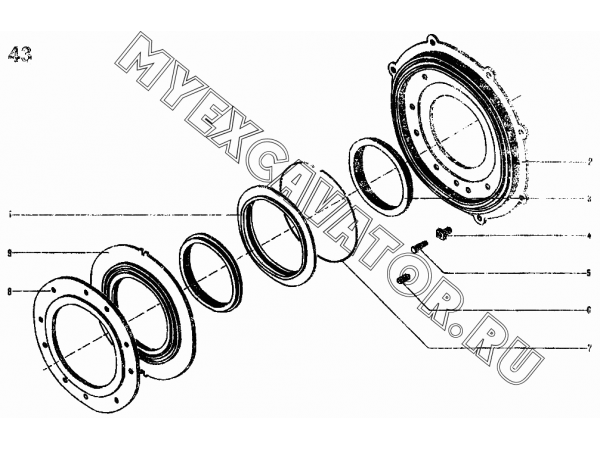 Уплотнение (748-19-103СП) ЧТЗ ДЭТ-250М2