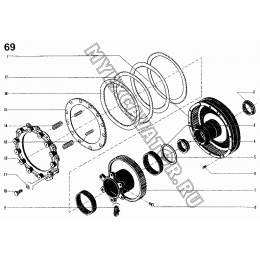 Муфта фрикционная (748-50-171)