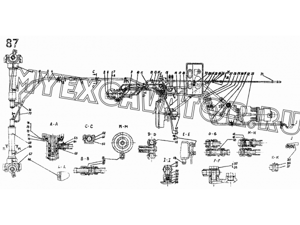 Гидропривод (748-99-12СП) ЧТЗ ДЭТ-250М2