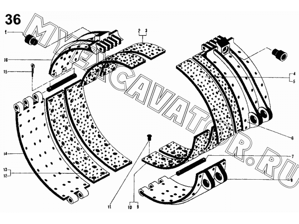 Лента (748-18-156СП) ЧТЗ ДЭТ-250М2