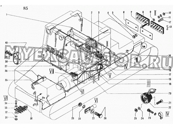 Монтаж проводов ЧТЗ ДЭТ-250М