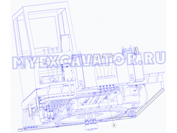 Гидрооборудование на платформах (Рис.4) Стройдормаш БМ-811
