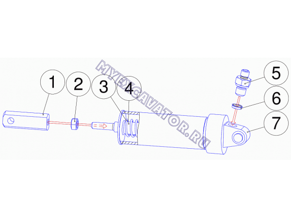 Доработка пневмоцилиндра Стройдормаш БКМ-317