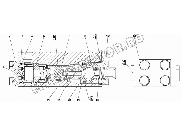 Гидрозамок Промтрактор ТГ-503